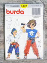 Pochette patron Burda 5489 - Déguisement pirate