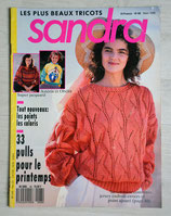 Magazine tricot Sandra 68 - Mars 1990