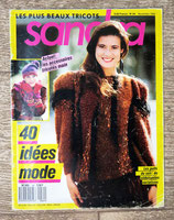 Magazine tricot Sandra 64 - Novembre 1989