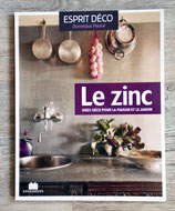 NEUF - Livre Le zinc, idées déco pour la maison et le jardin