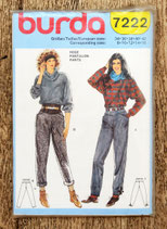 Pochette patron Burda 7222 - Pantalon femme