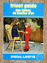 Magazine Tricot guide des laines du bouton d'or - Spécial Layette