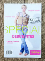 Mini magazine Phildar spécial débutantes - Printemps-été 2007