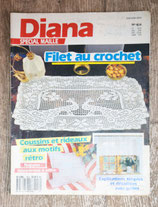 Magazine Diana spécial mailles 16H - Filet au crochet