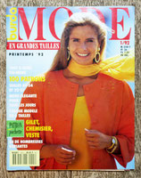 Magazine Burda Mode en grandes tailles printemps 1992