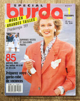 Magazine Burda Mode en grandes tailles printemps 1989