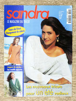Magazine tricot Sandra 168 - Juillet 1998