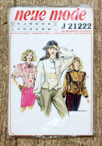 Pochette patron Neue Mode J21222 - Veste femme