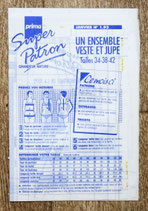 Patron de couture Prima 1.93 - Ensemble veste et jupe