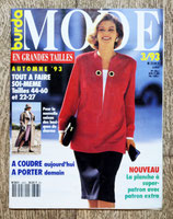 Magazine Burda Mode en grandes tailles automne 1993