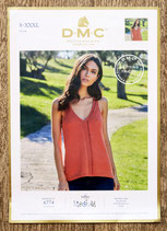 Fiche tricot DMC 6774 - Top femme