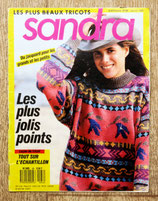 Magazine tricot Sandra 66 - Janvier 1990