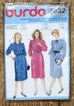 Pochette patron Burda 7632 - Robe femme