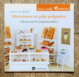 Livre Miniatures en pâte polymère - Gâteaux sucrés et gourmandises