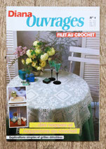 Magazine Diana Ouvrages 1 - Filet au crochet