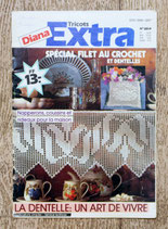 Magazine Diana tricots extra 25H - Filet au crochet