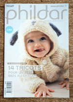 Mini magazine Phildar 649 - 14 tricots pour bébé