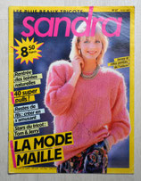 Magazine tricot Sandra 37 - Août 1987