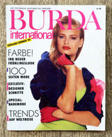 Magazine Burda International 01/89