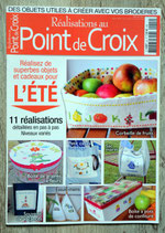 Magazine Réalisations au point de croix - L'été