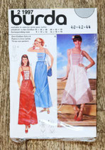 Pochette patron Burda 21997 - Robe à bretelles