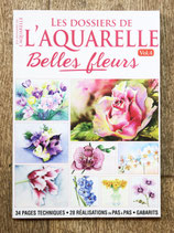 Livre Les dossiers de l'aquarelle vol. 4 - Belles fleurs
