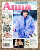 Magazine Anna Burda ouvrages manuels 1/1989