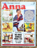 Magazine Anna Burda ouvrages manuels 07/1997