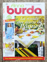 Magazine Anna Burda ouvrages manuels 51 - mars 2004