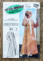 Patron couture Modes & Travaux 1733 - Robe de chambre femme