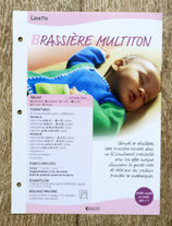 Fiche tricot Atlas Layette - Brassière multiton