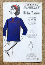 Patron couture Modes & Travaux 3861 - Marinière femme