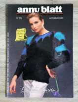 Magazine tricot Anny Blatt n°113 - Automne-hiver