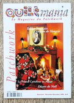 Magazine Quiltmania 8 - Novembre-décembre 1998