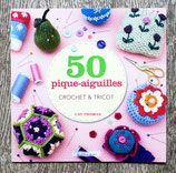 Livre 50 pique-aiguilles crochet et tricot