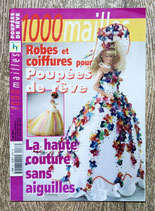 Magazine 1000 mailles - Robes et coiffures pour poupées de rêve