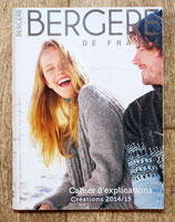 Magazine Explications tricot Bergère de France 2014-15