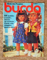 Magazine Burda Mode des poupées E381 édition 1977