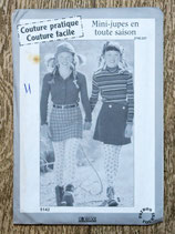 Patron de couture Couture pratique, couture facile 5142 - mini-jupes enfant