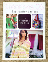 Magazine Explications tricot Bergère de France 2006