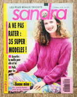 Magazine tricot Sandra 85 - Août 1991
