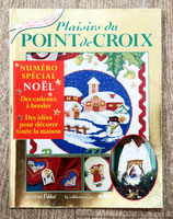 Magazine Plaisirs du point de croix spécial Noël