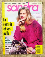 Magazine tricot Sandra 73 - Août 1990