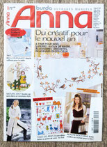 Magazine Anna Burda ouvrages manuels 01/2007