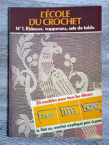 Livre L'école du crochet 1 - Rideaux, napperons, sets de table