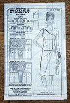 Patron de couture Modes & Travaux 1206 - Ensemble haut et jupe pour femme