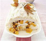 Mango-Merengue-Roulade