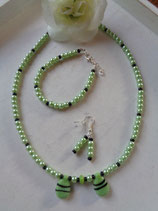 Schmuckset Hellgrün S - 0236