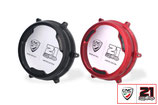 CNC RACING PANIGALE CLEAR CLUTCH COVER WITH CARBON BAYLISS LE