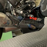 PANIGALE V4 22-23 AKRA SILENCER COVER